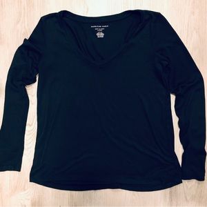 American Eagle soft and sexy plush BLACK size small